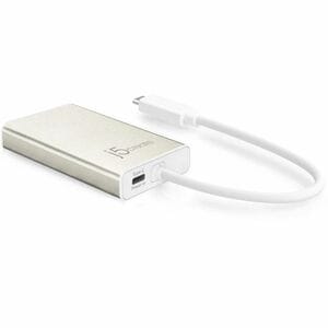 j5create JCA374-N USB Type C Docking Station for Tablet PC, Notebook - Charging Capability - Champagne Metallic - Portable