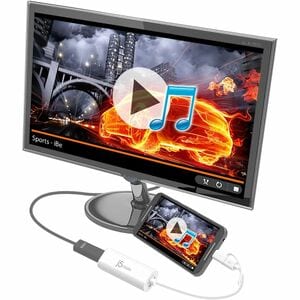 j5create JUA165C A/V Adapter - TAA Compliant - 1 x Micro USB Type B - Male, 1 × USB Type C - Male, 1 × Micro USB Type B - 