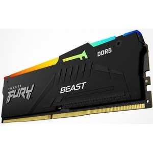 Kingston FURY Beast 32GB (2 x 16GB) DDR5 SDRAM Memory Kit - For Motherboard, Computer - 32 GB (2 x 16GB) - DDR5-6000/PC5-4
