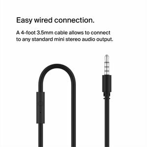 Belkin SOUNDFORM Mini Kabel Kopfbügel Stereo Headset - Schwarz - Binaural - Ohrumschließend - 121,9 cm Kabel - Host-Schnit