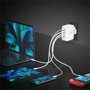 j5create 130 W AC Adapter - Universal Adapter - For USB Type C Device, USB Type A Device, Mobile Phone, Tablet PC, Noteboo