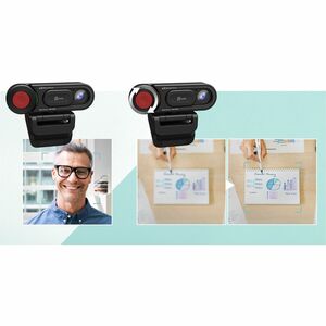 j5create JVU250 Webcam - 2 Megapixel - 30 fps - Black - USB 2.0 Type A - 1920 x 1080 Video - CMOS Sensor - Auto/Manual - 8
