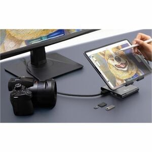 j5create JTS224-N Height Adjustable Tablet PC Stand - 27.9 cm (11") to 32.8 cm (12.9") Screen Support - 1.50 kg Load Capac
