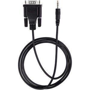 StarTech.com 3ft (1m) DB9 to 3.5mm Serial Cable for Serial Device Configuration, RS232 DB9 Male to 3.5mm for Calibrating v