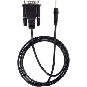 StarTech.com 3ft (1m) DB9 to 3.5mm Serial Cable for Serial Device Configuration, RS232 DB9 Male to 3.5mm for Calibrating v