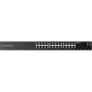 Grandstream Enterprise Layer 2+ Managed Network Switch - 24 Ports - Manageable - Gigabit Ethernet - 1000Base-T, 1000Base-X