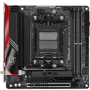 ASRock B650E PG-ITX WIFI Gaming Desktop Motherboard - AMD B650 Chipset - Socket AM5 - Mini ITX - Ryzen 7 Processor Support