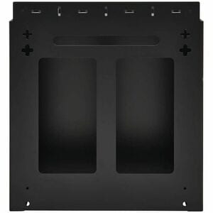 Eaton Tripp Lite Series SmartRack 4U Low-Profile Vertical-Mount Vented Wall-Mount Mini Rack Enclosure, Black - For LAN Swi