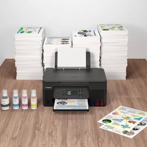 Canon PIXMA G3570 Wireless Inkjet Multifunction Printer - Colour - Black - Copier/Printer/Scanner - 4800 x 1200 dpi Print 