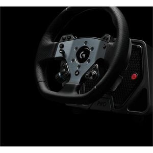 Logitech G Pro Gaming Steering Wheel - Cable - USB - PC, Xbox - Black