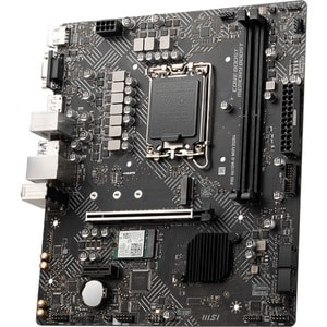 MSI H610M-G WIFI DDR4 Desktop Motherboard - Intel H610 Chipset - Socket LGA-1700 - Micro ATX - Pentium Gold, Celeron Proce