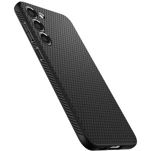 Spigen Liquid Air Case for Samsung Galaxy S23 Smartphone - Matte Textured, Geometric Design - Matte Black - Anti-slip, Dro