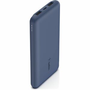 Belkin BoostCharge Stromspeicher - Blau - für iPhone, iPad, AirPod, Smartwatch, Smartphone - 10000 mAh - 3 x USB - Blau