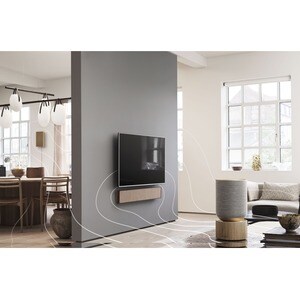 Bang & Olufsen BeoSound Bluetooth Sound Bar Speaker - Black - Wall Mountable, Flush Mount - Floor Standing - 32 Hz to 22 k
