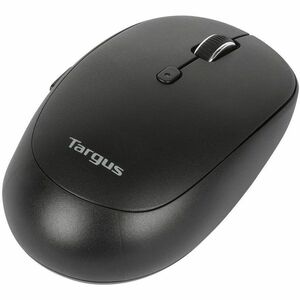 Targus Midsize Comfort Multi-Device Antimicrobial Wireless Mouse - Mid Size Mouse - Optical - Wireless - Bluetooth/Radio F