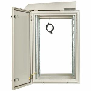 Eaton Tripp Lite Series SmartRack Industrial Enclosure - NEMA 3R, Wall Mount, Heavy-Duty Metal, Locking, Fan With Thermal 