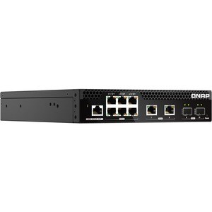 QNAP 8 Ports Manageable Ethernet Switch - 10 Gigabit Ethernet, 2.5 Gigabit Ethernet - 10GBase-T, 10GBase-X, 2.5GBase-T - 2