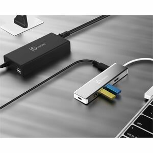 j5create Super Charger JUP2290C-EN 100 W Adaptador de CA - 1 Pack - Adaptador universal - para Chromebook, MacBook, iPhone