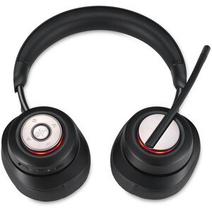 Kensington H3000 Kabellos Über das Ohr, Kopfbügel Stereo Headset - Schwarz - Google Assistant, Siri - Binaural - Geschloss