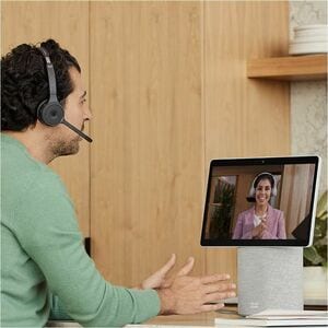 Cisco Kabel/Kabellos Kopfbügel Stereo Headset - Schwarz - Google Assistant, Siri - Binaural - Geschlossen - 20 Hz bis 20 k