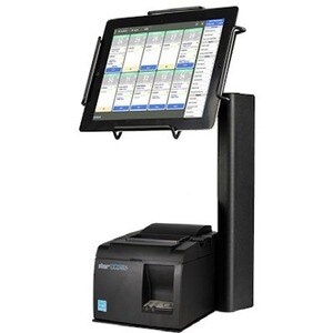 Custodia di montaggio Star Micronics mENCLOSURE mENCLOSURE UNIVERSAL BLK per iPad Air 2, iPad Pro (4a generazione), Tablet