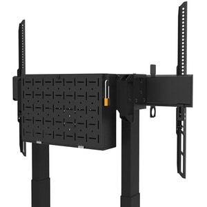 Neomounts Display Cart - 110 kg Capacity - 4 Casters - Steel - 1019 mm Width x 831 mm Depth x 2127 mm Height - Black