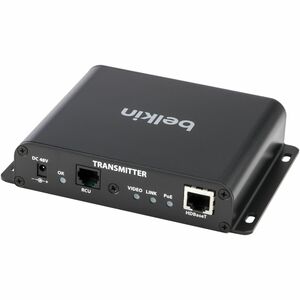 Belkin KVM Extender Transmitter - Wired - TAA Compliant - 100 m Range - 4K - 3840 x 2160 Maximum Video Resolution x Networ