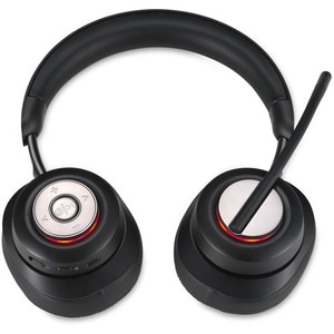 Kensington H3000 Kabellos Über das Ohr, Kopfbügel Stereo Headset - Schwarz - Google Assistant, Siri - Binaural - Geschloss