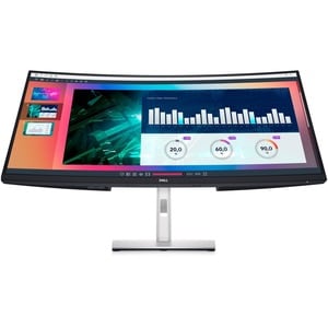 Dell P3421W 34" Class UW-QHD Curved Screen LCD Monitor - 21:9 - Black - 86.7 cm (34.1") Viewable - In-plane Switching (IPS