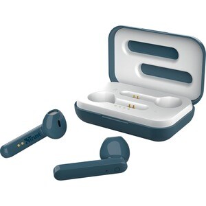 Trust Primo True Wireless Ohrhörer Stereo Ohrhörerset - Blau - Binaural - In-Ear - 20 Hz bis 20 kHz Frequenzgang - 1000 cm