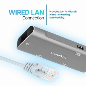 VisionTek USB-C Hub (2x USB-A 10Gbps | 2x USB-C 10Gbps) - USB Type C - 4 USB Port(s)