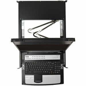 Tripp Lite series B030-DP16-17D LCD Rack Console KVM Switch - Metal - Black - TAA Compliant - 16 Computer(s) - 43.2 cm (17