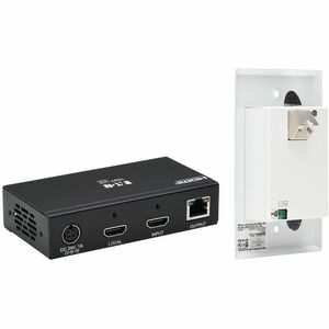 Tripp Lite series B127A-1A1-BHFH Video Extender Transmitter/Receiver - Wired - TAA Compliant - 1 Input Device - 1 Output D
