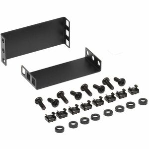 Tripp Lite series SmartRack SRRAILDPTH1U Mounting Rail Kit for Rack Server, Rack Equipment, Enclosure - Black - Steel - 2
