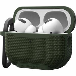 Urban Armor Gear Ballistic ARMR Rugged Charging Case Apple AirPods Pro (2nd Generation) - Olive - Drop Resistant, Abrasion