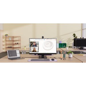 Webcam Logitech BRIO 305 - 2 Mégapixels - 30 fps - Graphite - USB Type C - Vidéo 1920 x 1080 - Focale fixe - 70° Angle - 1