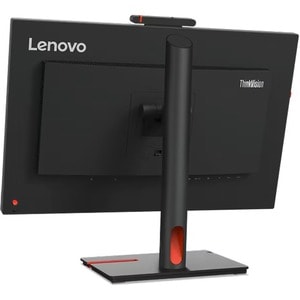 Lenovo ThinkVision T24mv-30 24" Class Webcam Full HD LCD Monitor - 16:9 - Raven Black - 60.5 cm (23.8") Viewable - In-plan