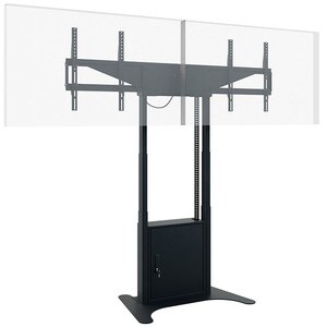 HAGOR Lift für Display, Mini-PC, Kamera, Notebook, A/V-Geräte, Display - Schwarz pulverbeschichtet - Höhenverstellbar - 2 