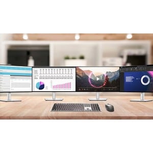 Dell UltraSharp U4323QE 43" Class 4K UHD LCD Monitor - 16:9 - Silver - 108 cm (42.5") Viewable - In-plane Switching (IPS) 
