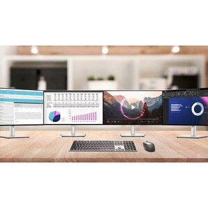 Dell UltraSharp U4323QE 43 Zoll Klasse 4K UHD LCD-Monitor - 16:9 Format - Silber - 108 cm (42,5 Zoll) Viewable - IPS-Techn