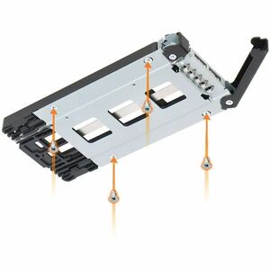 Icy Dock ToughArmor MB834TP-B Drive Bay Adapter PCI Express NVMe - 1 x SSD Supported - Metal