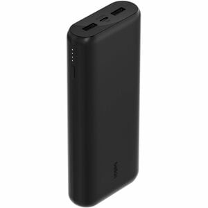 Belkin 20W 3-port USB Power Bank - 20K mAh - 2xUSB-A (12W), 1xUSB-C (15W) - Portable Charger - w/ USB-C to USB-C Cable - B