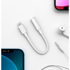 Alogic Elements Pro 10 cm Lightning/Mini-phone Audio Cable - Cable for Audio Device, iPhone, iPad Pro, iPad Air, iPad mini