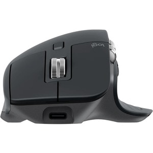 Logitech MX Master 3 for Business Mouse - Full-size Mouse - Darkfield - Wireless - Bluetooth - Rechargeable - Graphite - U