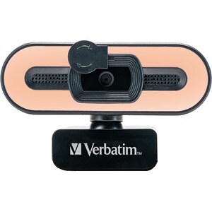 Verbatim AWC-02 - Webcam - 5 Megapixel - 30 fps - Schwarz - USB Typ-A - 2560 x 1440 Pixel Videoauflösung - Autofokus - 72°