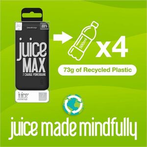 JUICE ECO MAX Power Bank - Black - 2000 mAh - Black