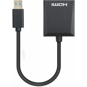 Convertidor Video USB 3.2 a HDMI H, 1080p - 1920 x 1080 Supported - Negro
