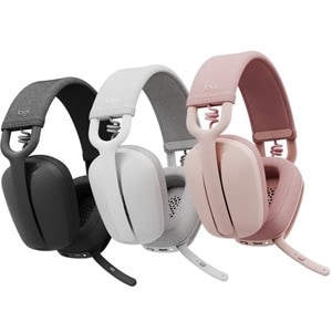 Logitech Zone Vibe Wireless Headset - Stereo - USB Type C - Wireless - Bluetooth - 3000 cm - 20 Hz to 20 kHz - Over-the-ea