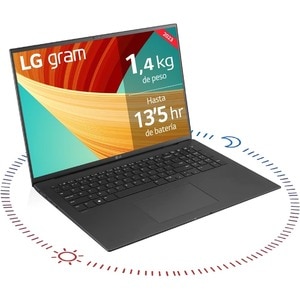 Portátil - LG gram 17Z90R-E.AD75B 43,2 cm (17") - WQXGA - 2560 x 1600 - Intel Core i7 13 Gen i7-1360P 2,20 GHz - Plataform
