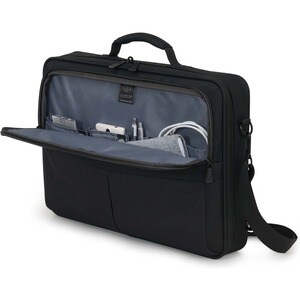 Dicota Multi SCALE Tasche (Aktentasche) für 26,7 cm (10,5 Zoll) bis 39,6 cm (15,6 Zoll) Notebook - Schwarz - Polyethylente